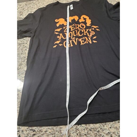 Zero Amucks Given, Funny‎ Amuck With Bat Halloween Witch Unisex T-shirt XL - Picture 5 of 5
